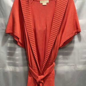 Michael Kors Vibrant Coral Cardigan